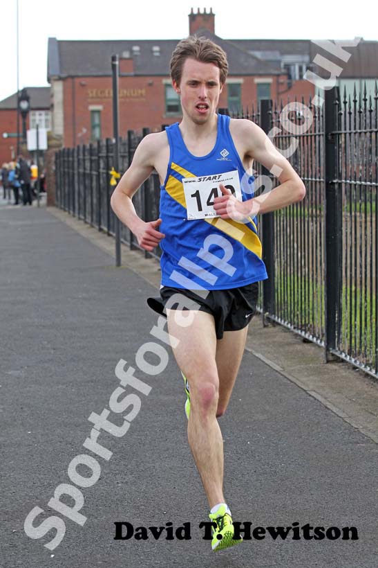 Carl Smithj (Leeds City), Terry O'Gara Memorial Road Race organised by Wallsend Harriers and AC race.